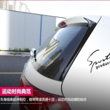 汽車(chē)尾翼改裝側(cè)翼ABS擾流板適用于高爾夫7大眾