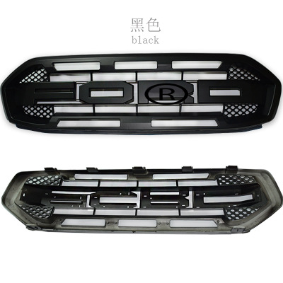 適用福特RANGER T7帶LED燈罩 福特RANGER帶燈大燈罩車(chē)身前臉改裝