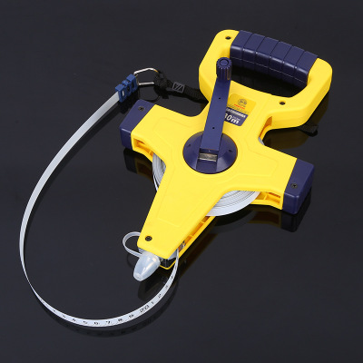 廠家30米50米100米架式塑架尺ABS塑料外殼磨砂尺帶鋼卷尺工程測量