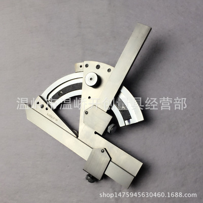 全不銹鋼萬能角度尺320度 角度規(guī)量角器角度測量尺320° 精度2′