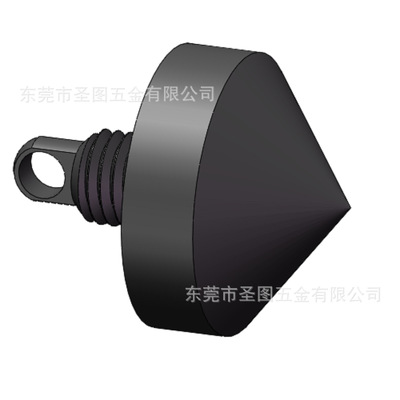 定制加工尖錐型螺絲頭 破窗器安全錘錐尖頭螺帽 CNC數(shù)控車床加工
