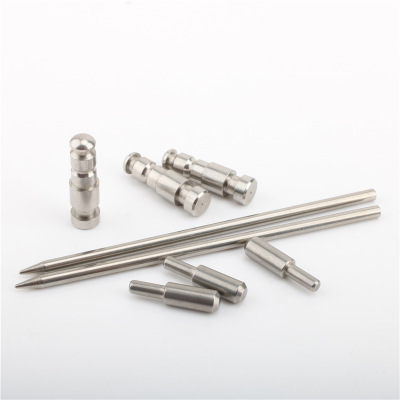 熱賣廠家滾花銷軸銅尖針軸螺栓圓尖頭螺絲自動(dòng)車床五金配件定制