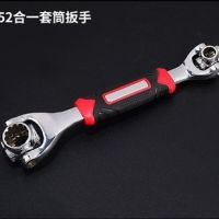 膠炳八合一 52合一多功能套筒扳手雙頭360度旋轉(zhuǎn)扳手8-19梅花套筒