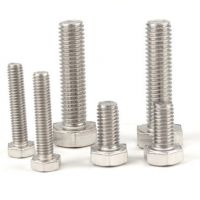 廠家直銷(xiāo) DIN933現(xiàn)貨螺絲 加長(zhǎng)螺絲可定制304不銹鋼外六角螺栓