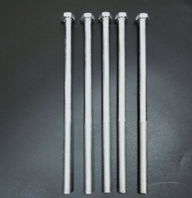 六角頭螺栓 加長(zhǎng)鍍鋅螺栓 鍍鋅螺絲 外六角螺栓 鍍鋅螺栓M6-M30