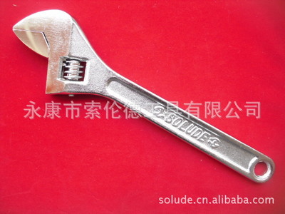 廠價供應(yīng)鍍鉻活動扳手 活絡(luò)扳手 6-24寸活扳手 活動開口扳手