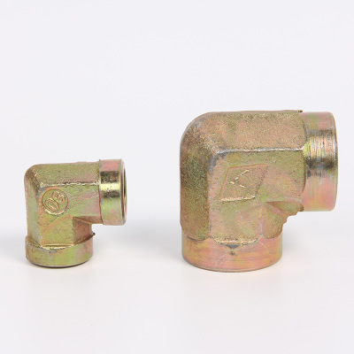 液壓過(guò)鍍接頭 內(nèi)絲彎頭 內(nèi)螺紋直角高壓油管接頭英制BSPT液壓接頭