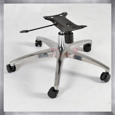 新款辦公椅配件鋁合金壓鑄五星腳底座家具五金配件工廠廠價(jià)直銷