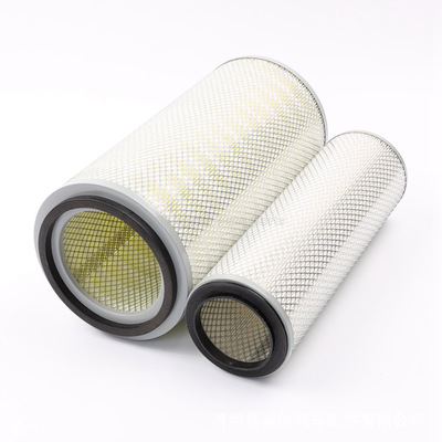 K2040鐵蓋空濾適配南駿重汽王牌757B貨車挖掘機收割機空氣濾清器