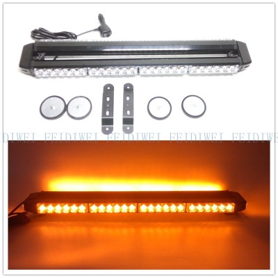 01040汽車長排爆閃燈54LED雙排吸頂燈54W工程車燈長條燈強(qiáng)光 強(qiáng)磁