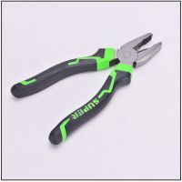 三輪牌工具多功能8寸平口鋼絲鉗 省力鉗子 工業(yè)級平口鉗廠家直銷