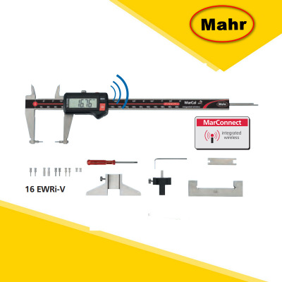 德國馬爾Mahr藍牙改進內置無線傳輸IP67數(shù)顯卡尺園針16EWRi0-200