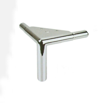 廠家直銷金屬桌腿鋁合金壓鑄電鍍五金沙發(fā)腳家具五金柜腳鋁三叉腳