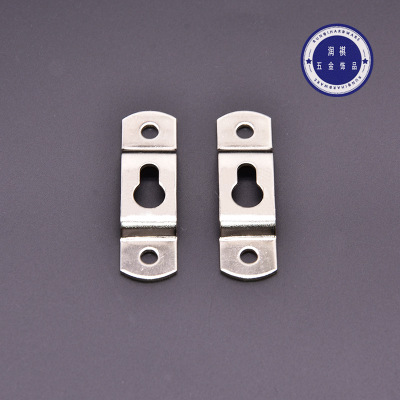 三角掛片葫蘆凸面掛鉤背板鏡子配件金屬?zèng)_壓五金飾品配件