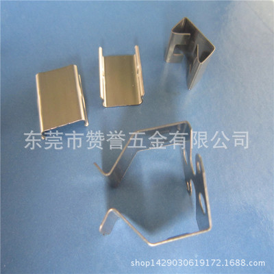五金廠家生產(chǎn)201五金彈片夾子304不銹鋼卡扣彈片彈簧片沖壓加工