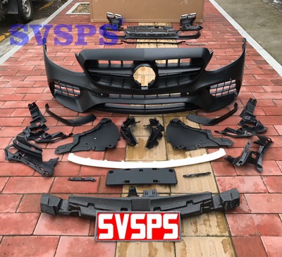 高品質(zhì)PP包圍改裝升級(jí)適用奔馳GLC級(jí) X253 2015-18 63S AMG包圍