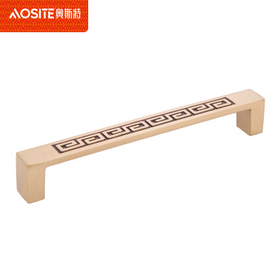 新中式純銅櫥柜拉手中式仿古抽屜實心拉手復古衣柜門把手廠家直銷