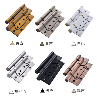 批發(fā)5寸3.0不銹鋼子母合頁 靜音折疊合頁衛(wèi)生間臥室合頁 門窗五金