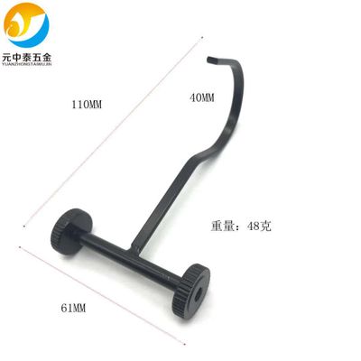 廠家直銷窗簾展示架配件 窗簾掛鉤 掛鉤金屬 帶輪窗簾掛鉤可拆卸