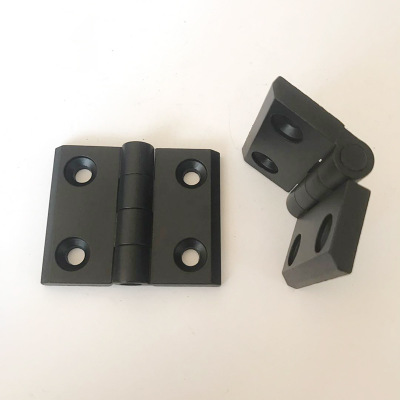 4040合頁(yè)孔距40*30四孔工業(yè)型材配件金屬40鋅合金合頁(yè)