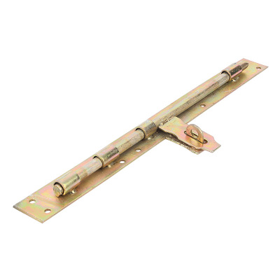 自產(chǎn)自銷門板栓帶鎖扣鐵門栓地插F型防盜木門門板栓規(guī)格齊全門栓