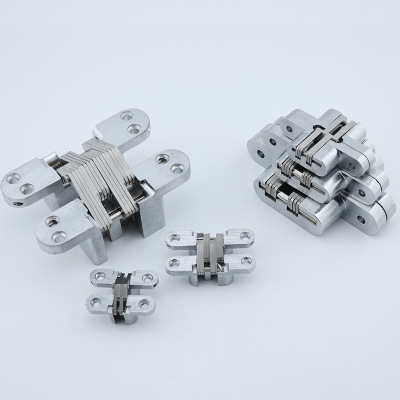 薦 不銹鋼鉸鏈暗藏十字鉸鏈折疊門十字合頁隱形門十字鉸鏈餐臺鉸