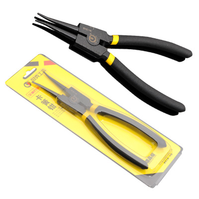 歐克7寸卡簧鉗擋圈鉗外卡內(nèi)卡彎頭軸用彈簧安裝拆卸夾持手動(dòng)工具