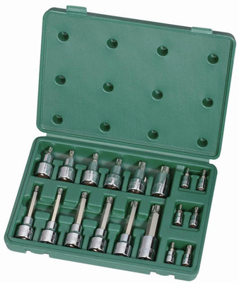 花形旋具套筒SATA世達(dá)09052 18件套6.3x12.5MM系列組套