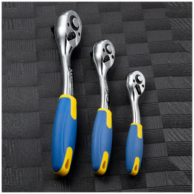 龍德信快速套筒板手 快速棘輪扳手72齒快速扳手 自動(dòng)脫落棘輪扳手