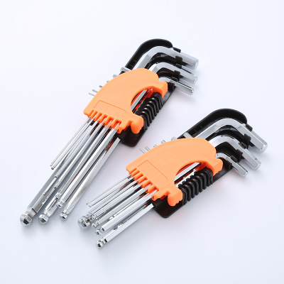 短款中長特長內六角套裝球頭套裝 內六角平頭套裝球頭套裝9件套