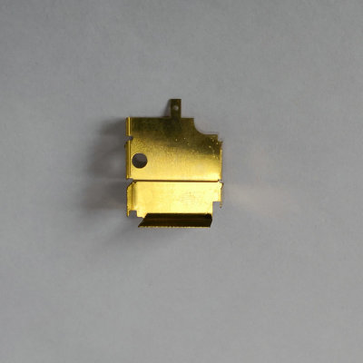 加工定制五金屏蔽罩沖壓件方形多臺階洋白銅圓形屏蔽罩