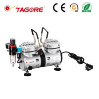 廠家直銷 泵 活塞式無油靜音空氣壓縮機雙缸便攜式醫(yī)用氣泵充氣