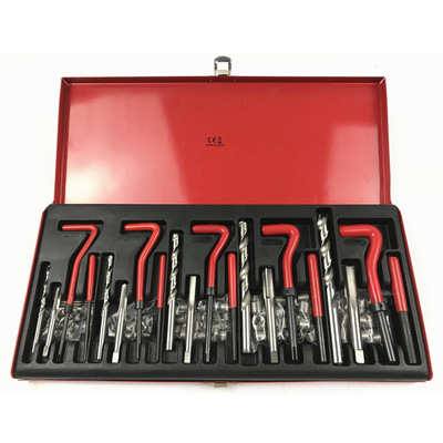 131件套螺紋修復(fù)工具 不銹鋼304鋼絲螺套組套 火花塞螺紋修復(fù)工具