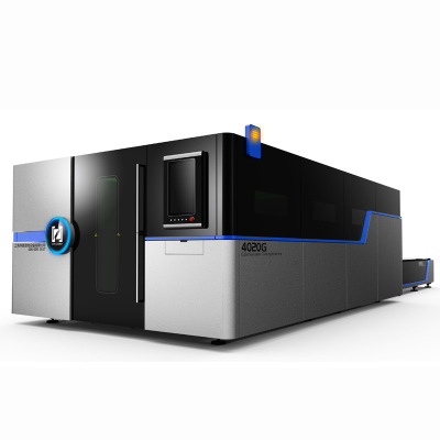 華族激光 全包圍光纖激光切割機設備雙工作臺2000W金屬板材鋁合金