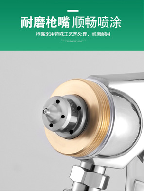 日本井原油漆噴槍W(xué)-77乳膠漆涂料膠水汽車家具大口徑高霧化噴漆槍