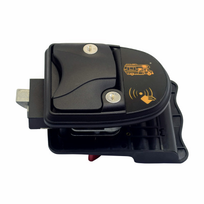 汽車輪船黑色鋁合金房車鎖電子鎖智能遙控密碼磁卡還有配鎖匙