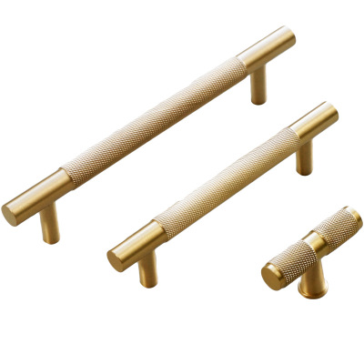 北歐輕奢全銅滾花拉手美式現(xiàn)代簡約歐式衣柜櫥柜鞋柜柜門把手