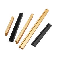 廠家直銷定制T型通天拉手全屋定制鋁合金金色黑色衣柜櫥柜門拉手