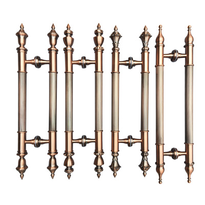 廠家直銷現(xiàn)代豪華鋁合金拉手 酒店KTV大門把手歐式仿古玻璃門拉手