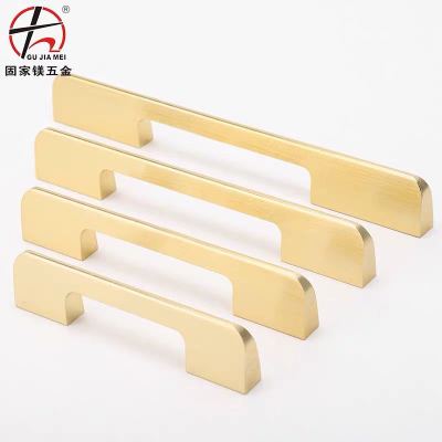 現(xiàn)代簡約鋁合金拉手 黑色金色衣柜櫥柜抽屜長拉手櫥窗門把手批發(fā)