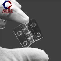 亞克力透明打孔合頁螺絲固定折頁收納盒工藝品活頁P(yáng)MMA有機(jī)配件