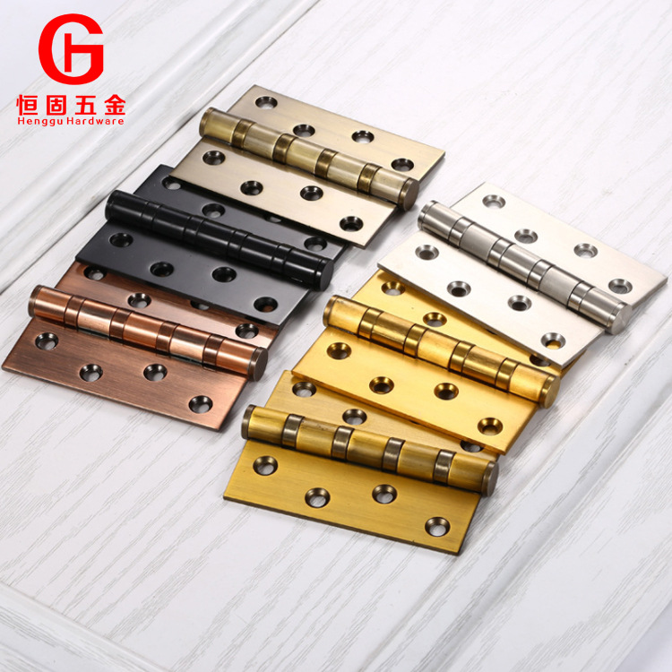 廠家直銷高檔不銹鋼 14.5軸承 4x3x3.0加厚平開合頁臥室房門鉸鏈