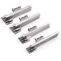廠家直銷DIY皮具工具3MM 4MM 5MM 6MM白鋼菱斬皮革工具多規(guī)格批發(fā)