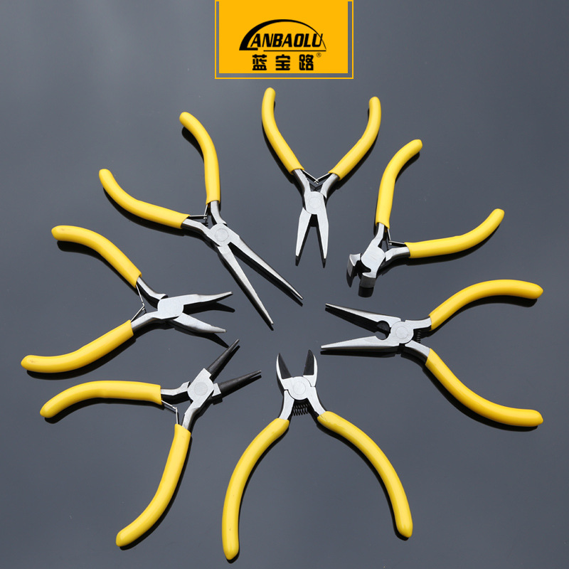 廠家直銷5寸迷你鉗子125迷你手工尖嘴鉗 迷你斜口鉗代發(fā)定制