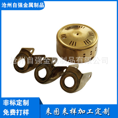 防鍍金 五金車床件 非標(biāo)車件 銅柱 定位件 加工定制