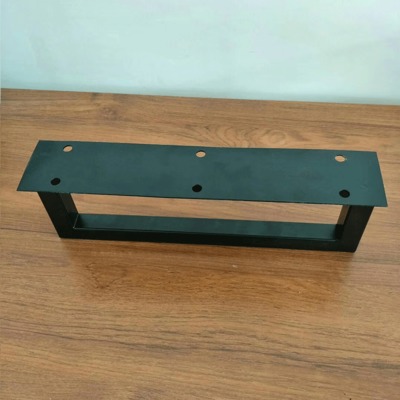 定制鐵藝桌架桌腿支架桌腳大板桌辦公桌臺腳餐桌桌腿架小茶幾桌架