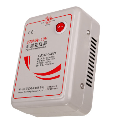 舜紅變壓器220v轉(zhuǎn)100v 110V 500W電源轉(zhuǎn)換器插座日本電壓轉(zhuǎn)換器