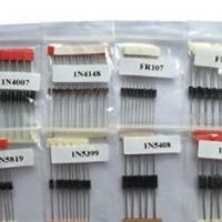 常用二極管元件包 8種共100只,含1N4148,1N4007,5819,5822,5408等