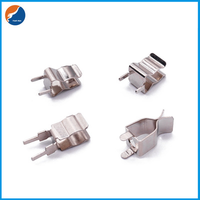 3x10 5x20 6x30 10x38mm保險(xiǎn)絲夾子|SL520鍍鎳，鍍金鍍銀保險(xiǎn)絲座