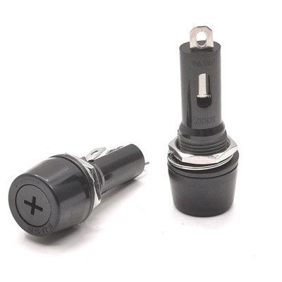 供應(yīng)6*30保險(xiǎn)絲座 R3-55B 環(huán)保阻燃 過30A電流